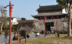 徽州古城写真,千年古韵，水墨画卷中的历史长廊
